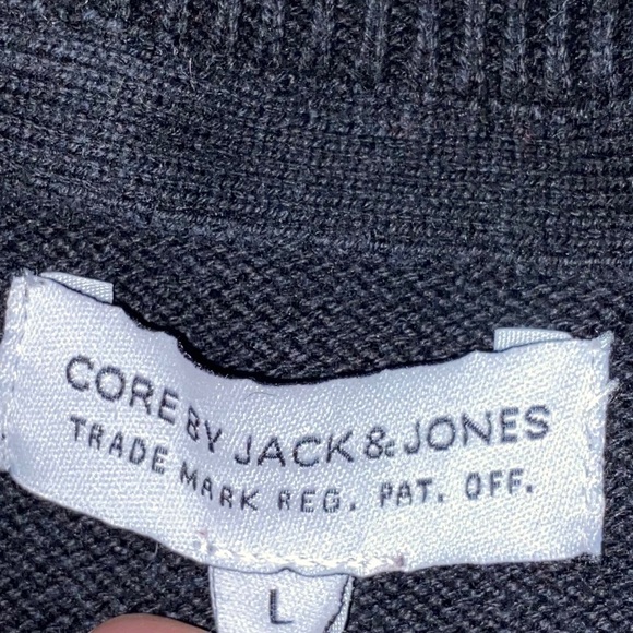 Core By Jack & Jones Black Sweater Size Large - Picture 4 of 4